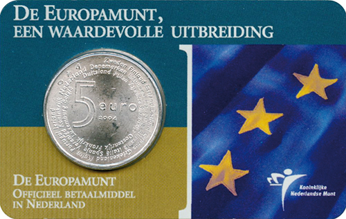 Europamunt Vijfje 2004 Coincard